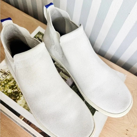 White Rothy’s Chelsea boots women’s 8.5 - Picture 2 of 7